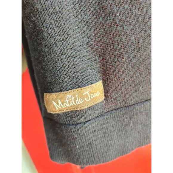 Matilda Jane Paint By Numbers Daybreak Ruffled Cardigan Black Size Med EUC - Picture 4 of 4